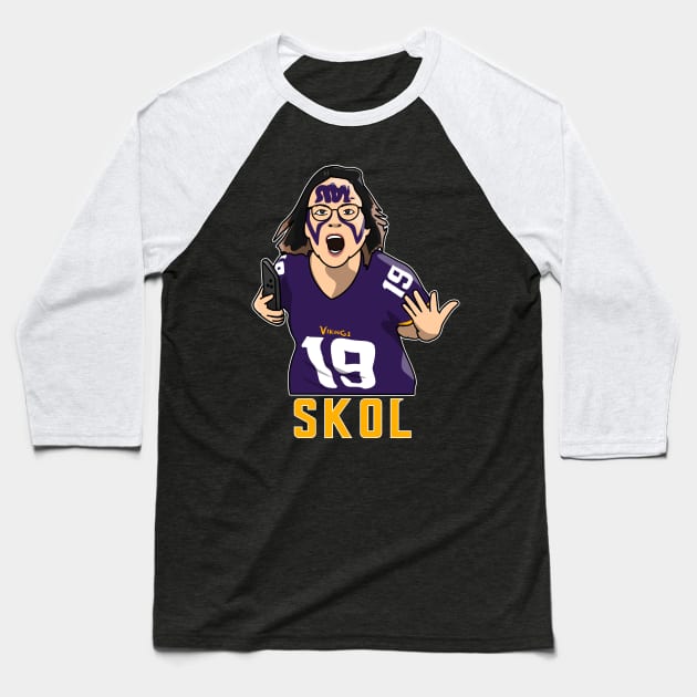 Superfan skol Baseball T-Shirt by Rsclstar